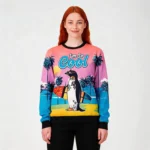 Penguin Im So Cool Ugly Christmas Sweater Wint