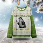 Penguin Overstimulated But Festive Christmas U