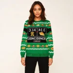 Pi Day 3.14 Coincidence Christmas Ugly Sweater