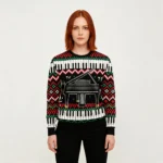 Piano Awesome Ugly Christmas Sweater Winter Cl