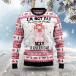 Pig I’m Not Fat Ugly Christmas Sweater Holiday