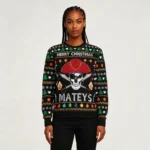 Pirate Skull Merry Christmas Ugly Sweater Holi