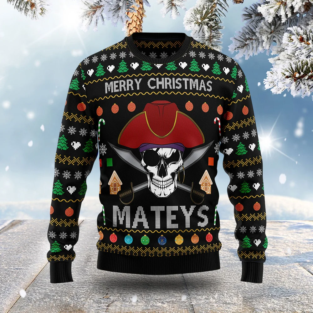 pirate skull merry christmas ugly sweater holiday clothing xmas.webp pirate skull merry christmas ugly sweater holiday clothing xmas.webp