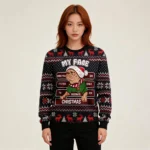 Pug Ugly Christmas Sweater My Face When You Sa