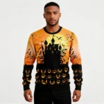Pumpkin Town Ugly Christmas Sweater Spooky App