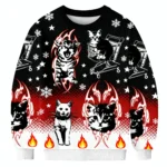 Punk Kittens With Flame Designs And Shopping U