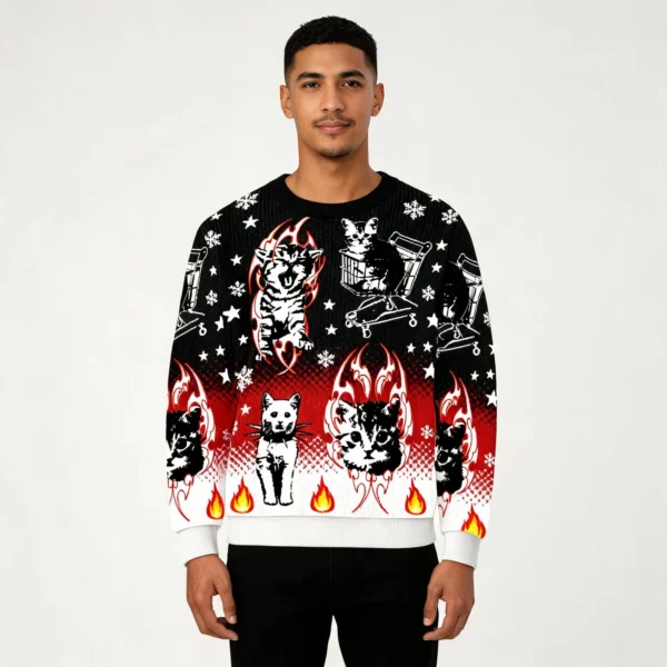 Punk Kittens With Flame Designs And Shopping U