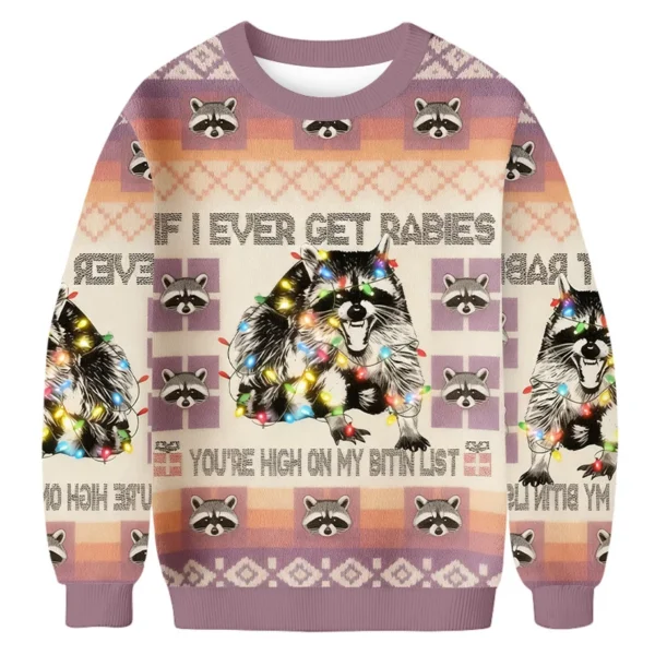 raccoon if i ever get babies ugly sweatshirt holiday apparel cool.webp