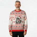 Raccoon Silly Santa Christmas Is For Jesus Ugl