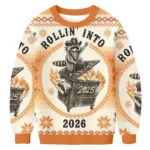 Raccoon Trash Can Fire Ugly Sweater Animal The