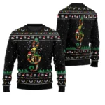Radiant Music Note Ugly Xmas Sweater Funny Hol
