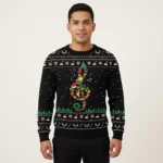 Radiant Music Note Ugly Xmas Sweater Funny Hol