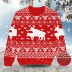 Reindeer Christmas Ugly Sweater Funny Christma