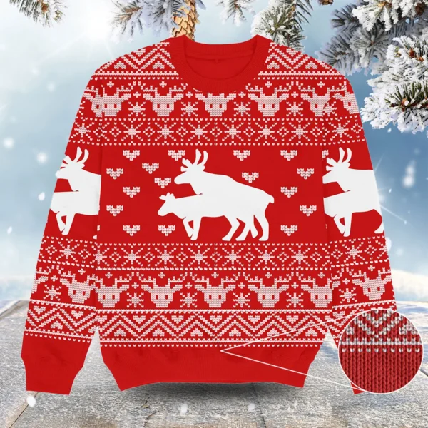 reindeer christmas ugly sweater funny christmas clothing christmas.webp