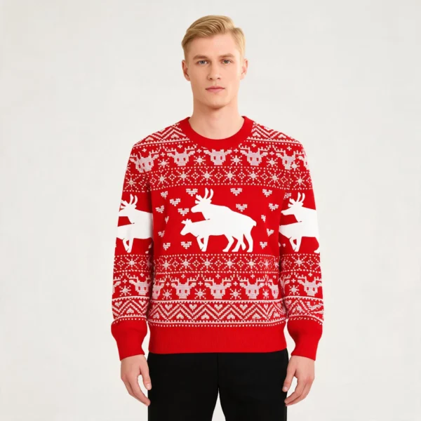 Reindeer Christmas Ugly Sweater Funny Christma