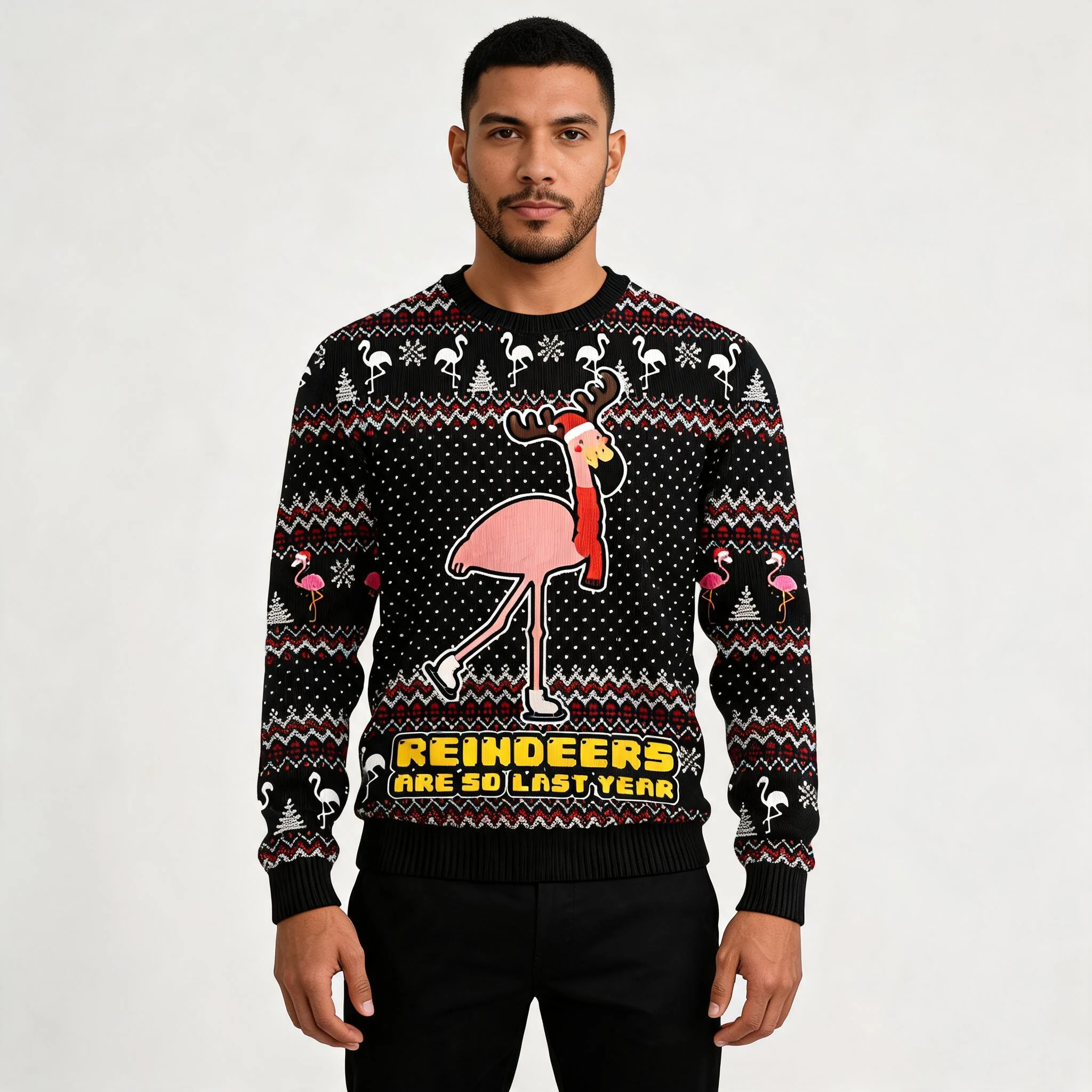 Reindeers Are So Last Year Ugly Christmas Swea Reindeers Are So Last Year Ugly Christmas Swea