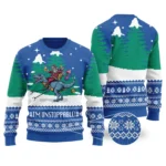 Royal Funny Santa Trex Christmas Sweater Casua