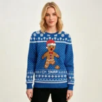Royal Unique Oh Snap Gingerbread Ugly Xmas Swe