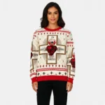 Sacred Heart In Vinces Donut Ugly Sweater Chri