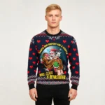 Santa And Bigfoot Are A Couple Ugly Christmas