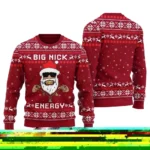 Santa Big Nick Energy Mens Ugly Christmas Sweater Holiday Gift Merch