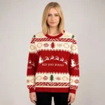 Santa Claus Fly You Fools Funny Christmas Ugly Sweater Christmas