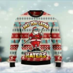 Santa Claus Ski You Later Ugly Christmas Sweat