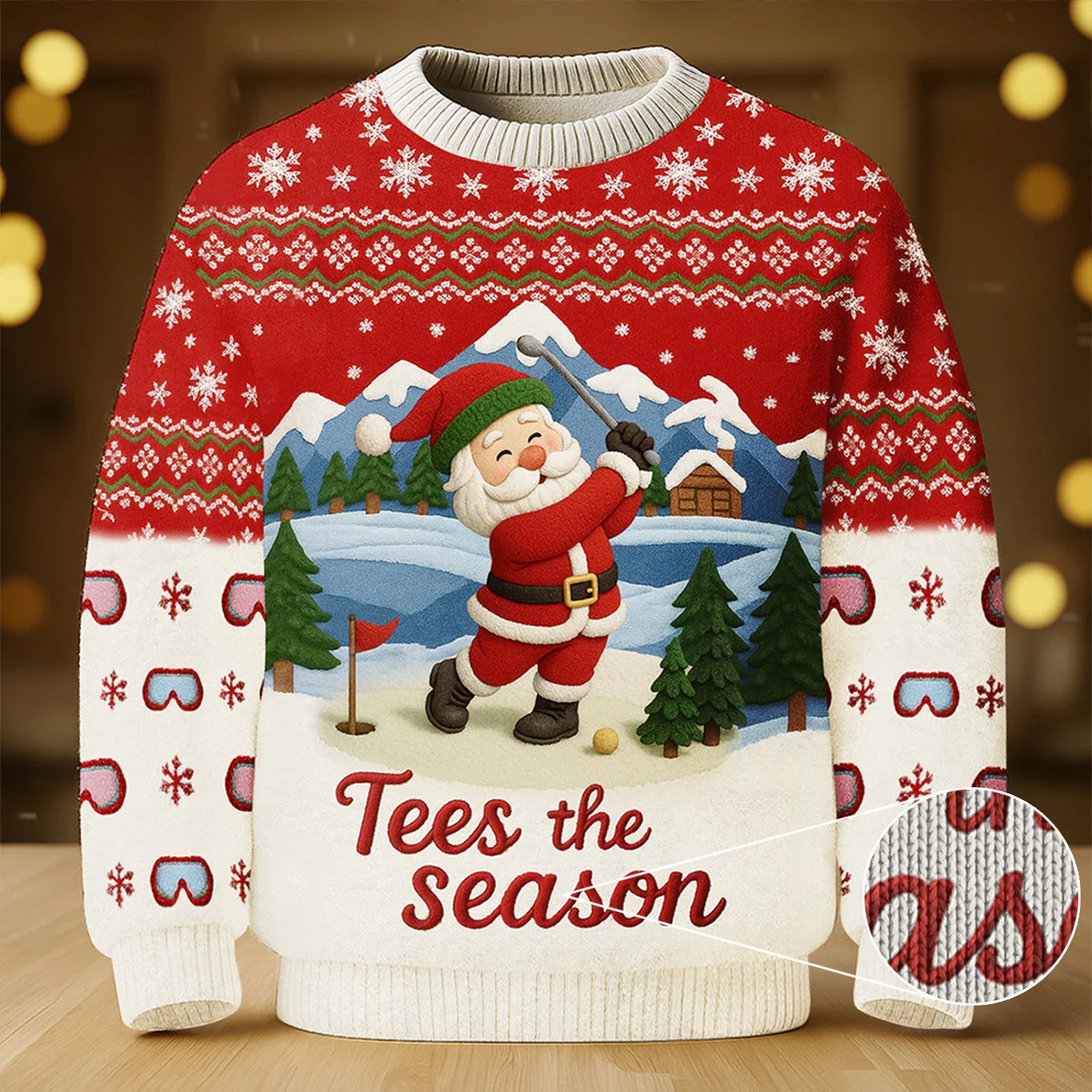 santa golfing tees the season ugly sweater christmas xmas apparel.webp santa golfing tees the season ugly sweater christmas xmas apparel.webp
