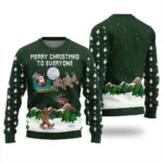 Santa Merry Giftmas To Bigfoot Mens Ugly Sweat