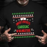 Santa’s Favorite Cardiac Nurse Shirt Ugly Christmas Sweater T shirt