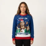 Sasquatch Bigfoot Ugly Christmas Sweater For W