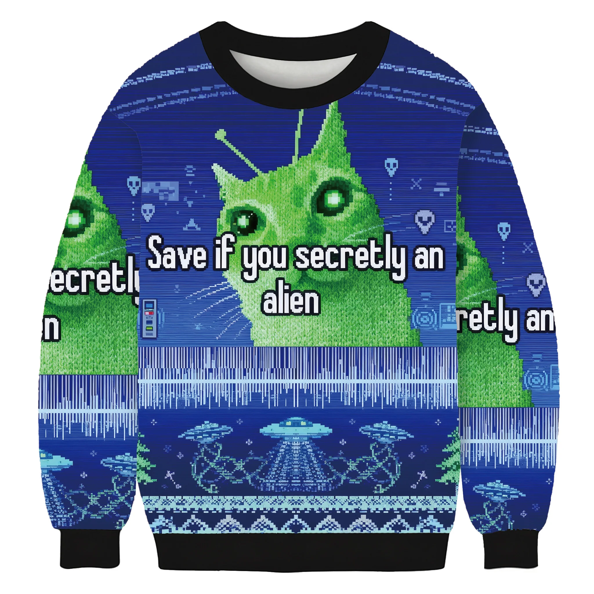 save if you secretly an alien cat meme christmas ugly sweater xmas.webp save if you secretly an alien cat meme christmas ugly sweater xmas.webp