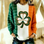 Shamrock Holiday Sweater Saint Patrick’s Day C