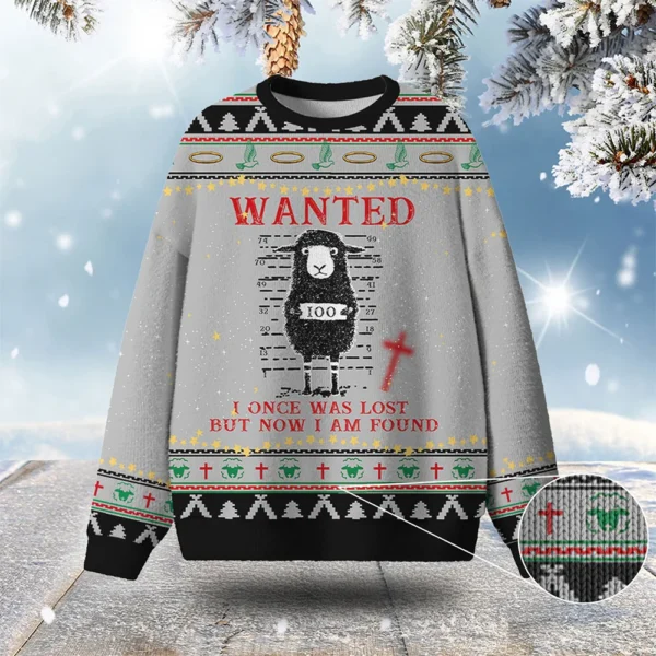 sheep wanted 100 ugly christmas sweater animal themed winter apparel.webp
