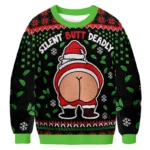 Silent Butt Deadly Fun Christmas Ugly Sweater