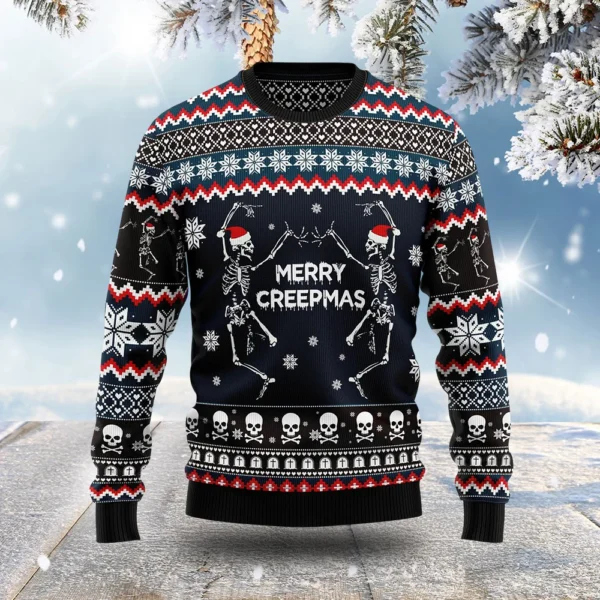 skeleton merry christmas ugly sweater skull themed christmas apparel.webp