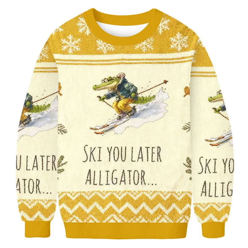 skiing alligator ski you later alligator ugly sweater xmas wear.webp skiing alligator ski you later alligator ugly sweater xmas wear.webp
