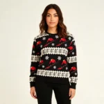 Skiing Ugly Christmas Sweater Sport Themed Win