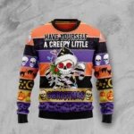 Skull Creepy Ugly Christmas Sweater Christmas