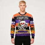 Skull Creepy Ugly Christmas Sweater Christmas