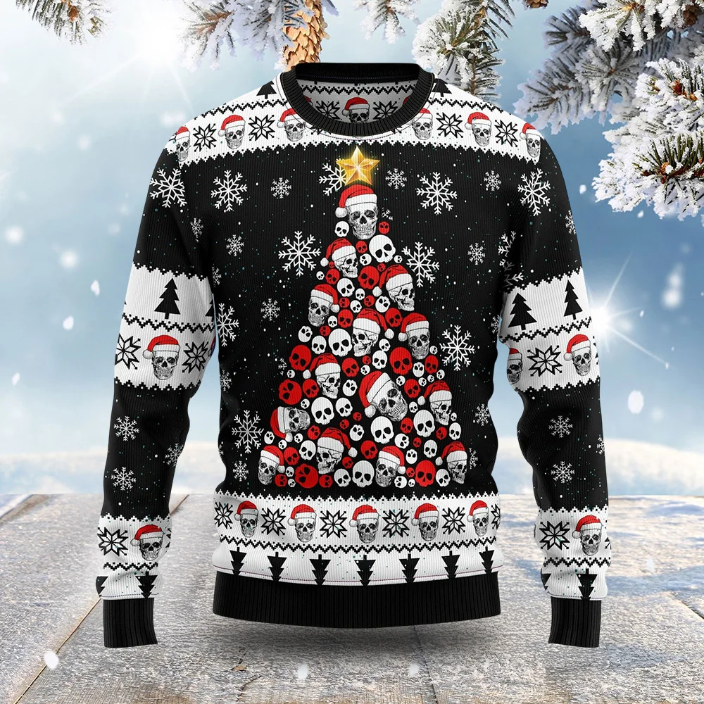 skull pine tree ugly christmas sweater skull themed holiday wear.webp skull pine tree ugly christmas sweater skull themed holiday wear.webp