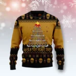 Skull Very Scary Xmas Ugly Christmas Sweater W