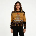 Skull Very Scary Xmas Ugly Christmas Sweater W