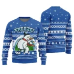 Snowman Inappropriate Ugly Christmas Sweater F