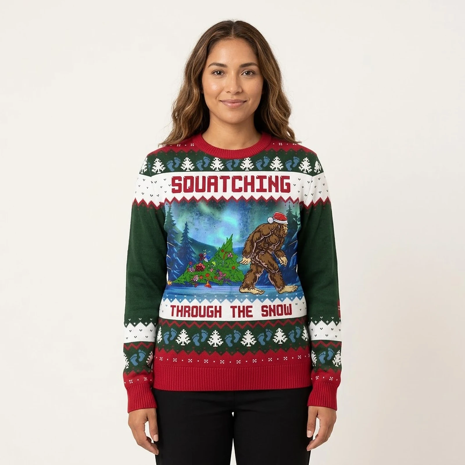 Squatching Through The Snow Bigfoot Christmas Squatching Through The Snow Bigfoot Christmas