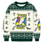 Steezus Christ Jesus Ugly Sweater Faith Appare