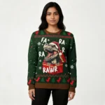 T Rex Dinosaur Ugly Christmas Sweater Animal T