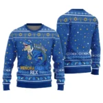 Tacky Menorasaurus Rex Hanukkah Holiday Sweate