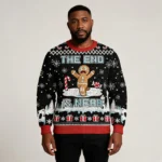 The End Cookie Man Fun Christmas Ugly Sweater Xmas Outfits Christmas