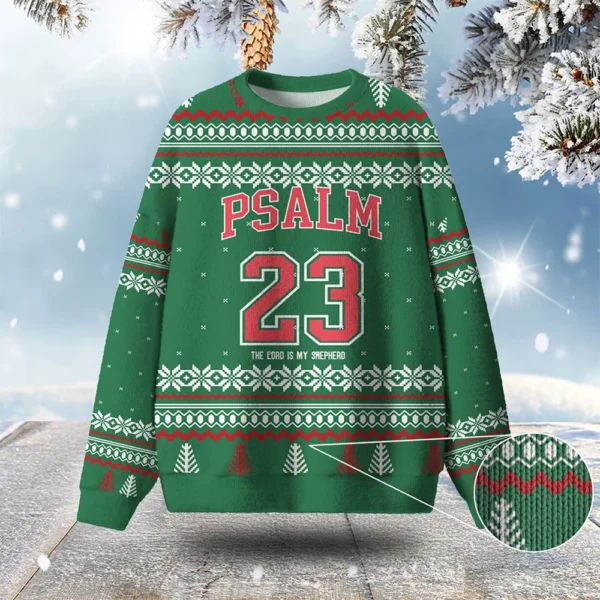 the lord is my shepherd christmas ugly sweater xmas wear religious.webp